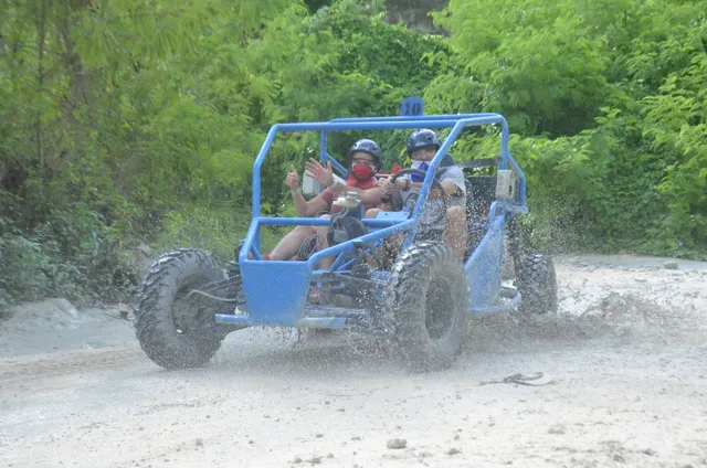 Buggy on the park's off-road route